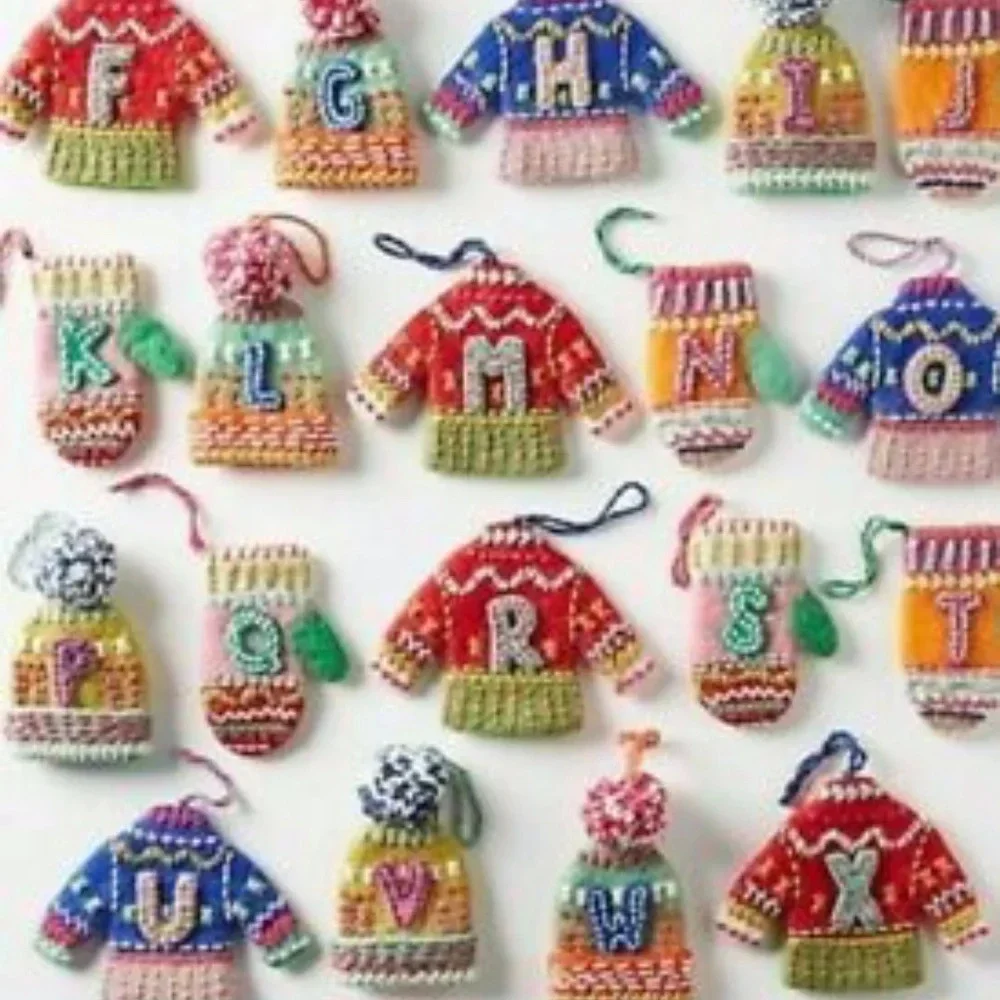 Anthropologie Bundle Up Mitten Ornaments N Z